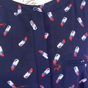 NYDJ Lipstick Blouse size 1X